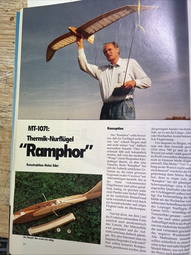 Bauplan für segelflugzeug - bauplan,
