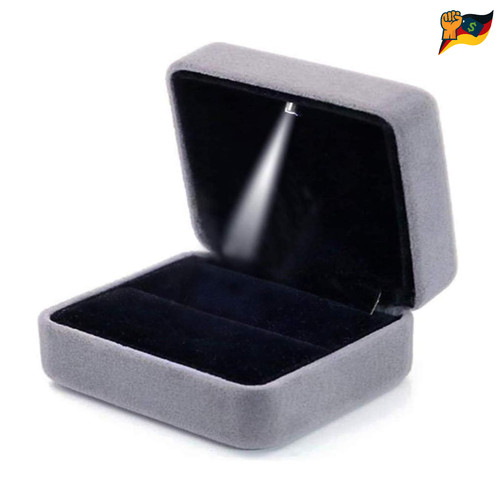 Led licht ring box - led, schmuckbox