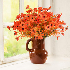 6 Bündel Herbstdeko Künstlich - Kunstblumen Herbst wie Echt, Künstliche Herbstbl