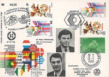 PE106 FDC SPANIEN-PORTUGAL