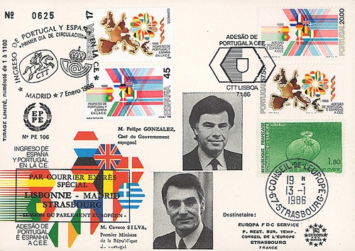 Pe106 fdc spanien portugal - pe106, spanien-portugal