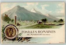 13254791 - Martigny la Basilique Goldmuenze von Emperur Galba l`Amphitheatre