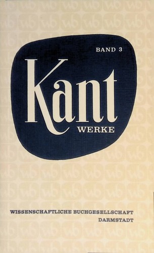 Kritik der reinen vernunft - der, t