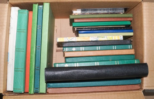 24x briefmarkenalben konvolut - 24x,