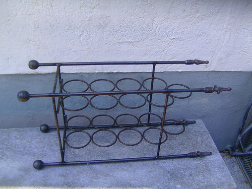 Weinregal aus metall - weinregal, für
