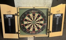 Phil the Power Taylor Unicorn Home Dartboard Cabinet + Dartscheibe Pub Man Cave