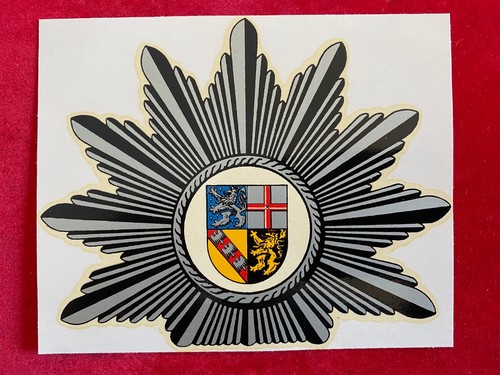 Polizeistern-Klebestern-Polize