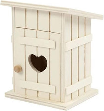 Mini Holz Toilette Puppenhaus 8 x 6 5 cm Miniatur Badezimmer Zubehör