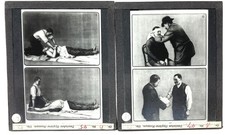 Alte Glasdias sw/w 8,5 x 10 cm