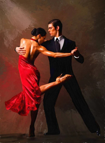Tango leidenschaft tanzendes - tango,