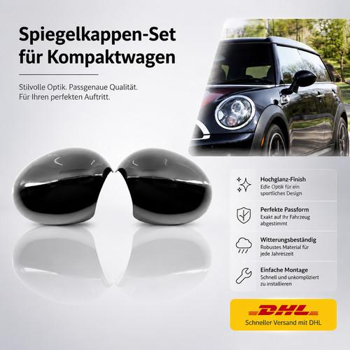 Abdeckkappen für mini - 2x,