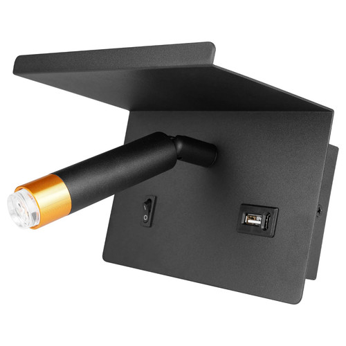 Led wandleuchte usb ablage - wandleuchte,