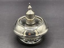 Frank M. Whiting Sterling & Glas Tischfeuerzeug  Unbenutzt