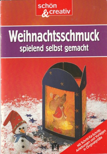 Bastelbuch weihnachtsschmuck - bastelbuch,