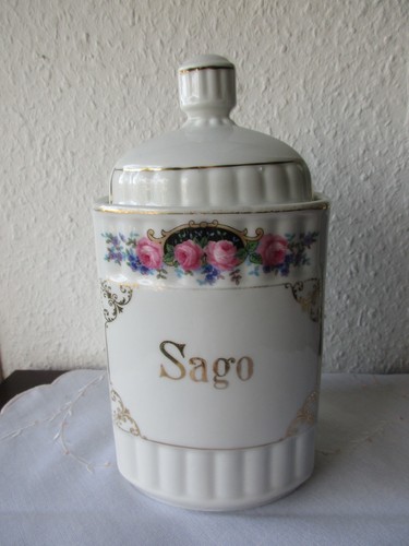 Antike vorratsdose jugendstil - vorratsdose,