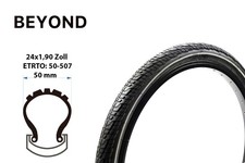 24 Zoll Fahrrad Reifen 24x1.90