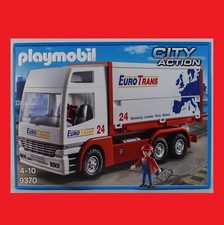 Playmobil 9370 City Action Euro Trans Truck LKW Laster Lastwagen Container NEU