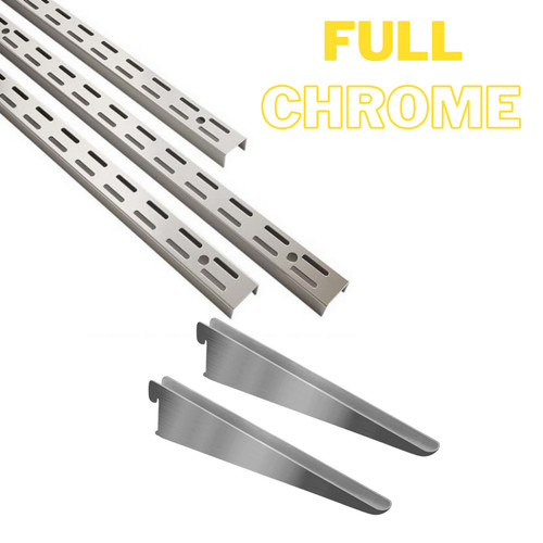 Twinslot regal chrom aufrecht - regal,
