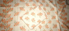 Bettlaken 2x DDR Tafeltuch Tischdecke Decke UNBENUTZT Blumenmuster 2,30/1,40m