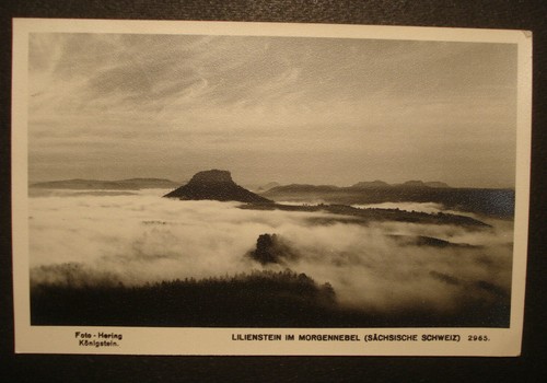 1952 alte lilienstein - pk, "lilienstein