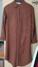 Tunika EU 34,Tunik TR 36 braun Damenbluse Hemd lang tesettür giyim elbise gömlek