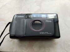 Canon Prima Tele Compact 35mm Film Kamera + Tasche | Schwarz