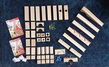 Bausteine HABA 1136 + Sonderzubehör Bausatz Holzkugelbahn Kullerbahn Murmeln 4