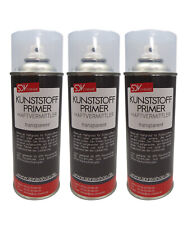 KUNSTSTOFFPRIMER 3x 400ml Kunststoff Haftgrund Haftvermittler Grundierung Primer