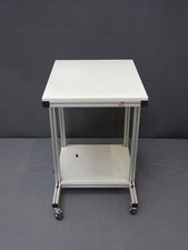 Rolltisch aus Aluprofil Anlagentisch mit Tischplatten 73x60x94  #Z6