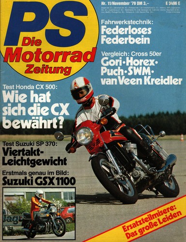 Zeitschrift motorrad 11 - ps,