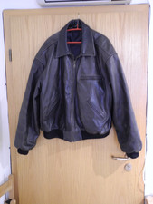 Vintage Lederjacke Jacke Gr.L Herren Braun Echtleder 90er  Retro