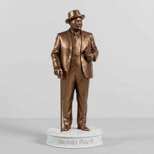 Herkules poirot statue - herkules,