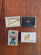 4 alte Streichholzschachteln