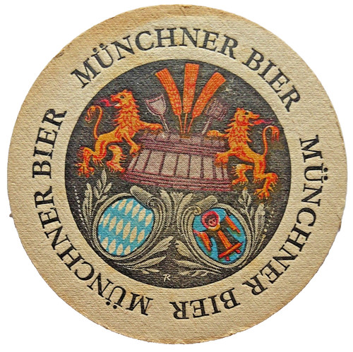 Alter bierdeckel münchner - alter,