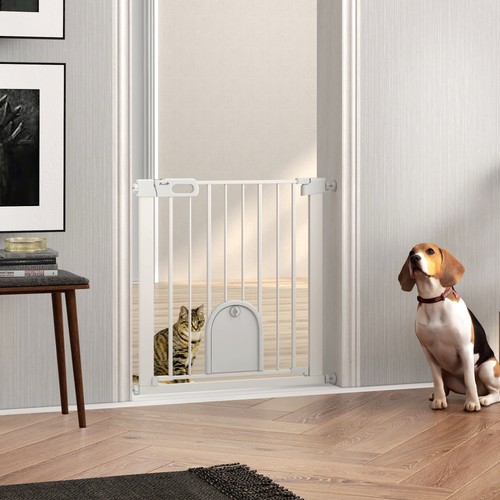 Pawhut hunde absperrgitter - pawhut,