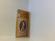 Johann Gottfried Herder. Abriß seines Lebens und Schaffens Walter Dietze und Reg