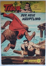 Alte Comic Heft Tibor Nr. 64 Walter Lehning Verlag 1959  Der neue Häuptling
