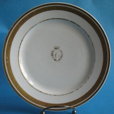 Teller mit goldener - mit,