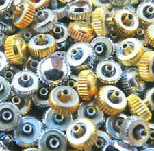 1 Krone Aufzugskrone 0,8 mm crown Edelstahl für Vintage Armbanduhren Neu NOS