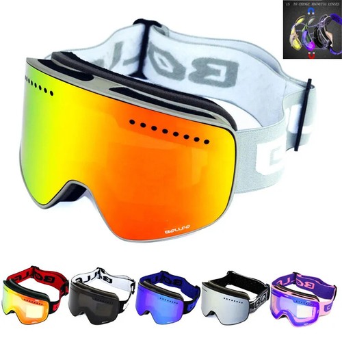 Winter skibrille mit - winter-skibrille, doppelter