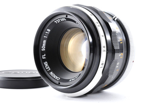 Canon 50mm late - f1.8,