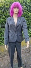 Business hosenanzug grau mit - business, hosenanzug,