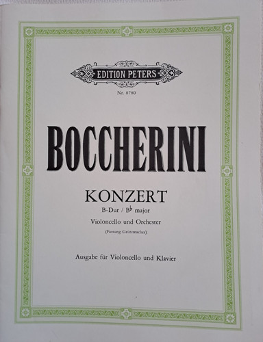 Noten cello boccherini - noten,,