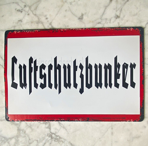 Blechschild metall - blechschild,