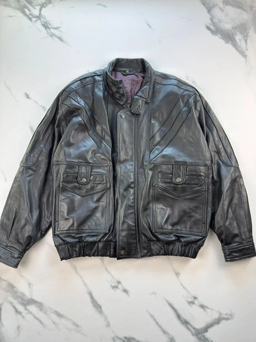 Vintage lederjacke real - lederjacke,