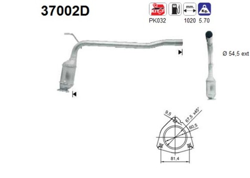 Katalysator 37002d für - 37002d,