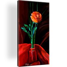 Rose Blume Bild Bilder Leinwand Keilrahmen Wandbild Kunstdruck