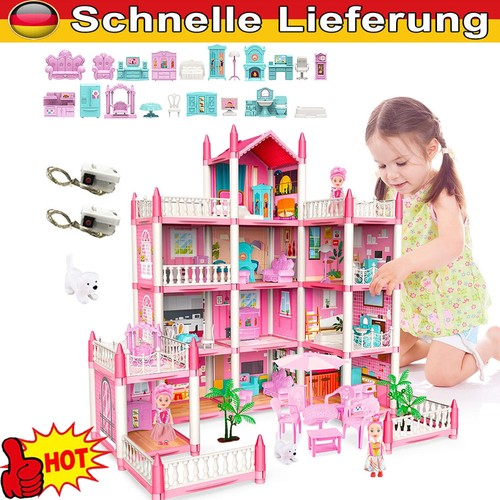 Großes puppenhaus spielset - großes, puppenhaus-spielset