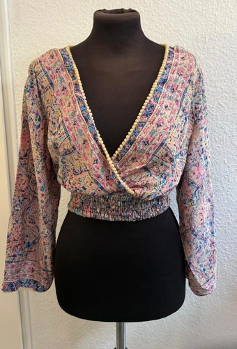 Bluse shirt top ibiza boho - bluse,