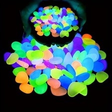 100x Leuchtende Kieselsteine |